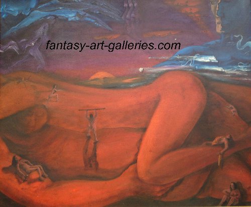 ETERNAL by JAG: A scene within a scene... a painting with many dimensions and points of view...